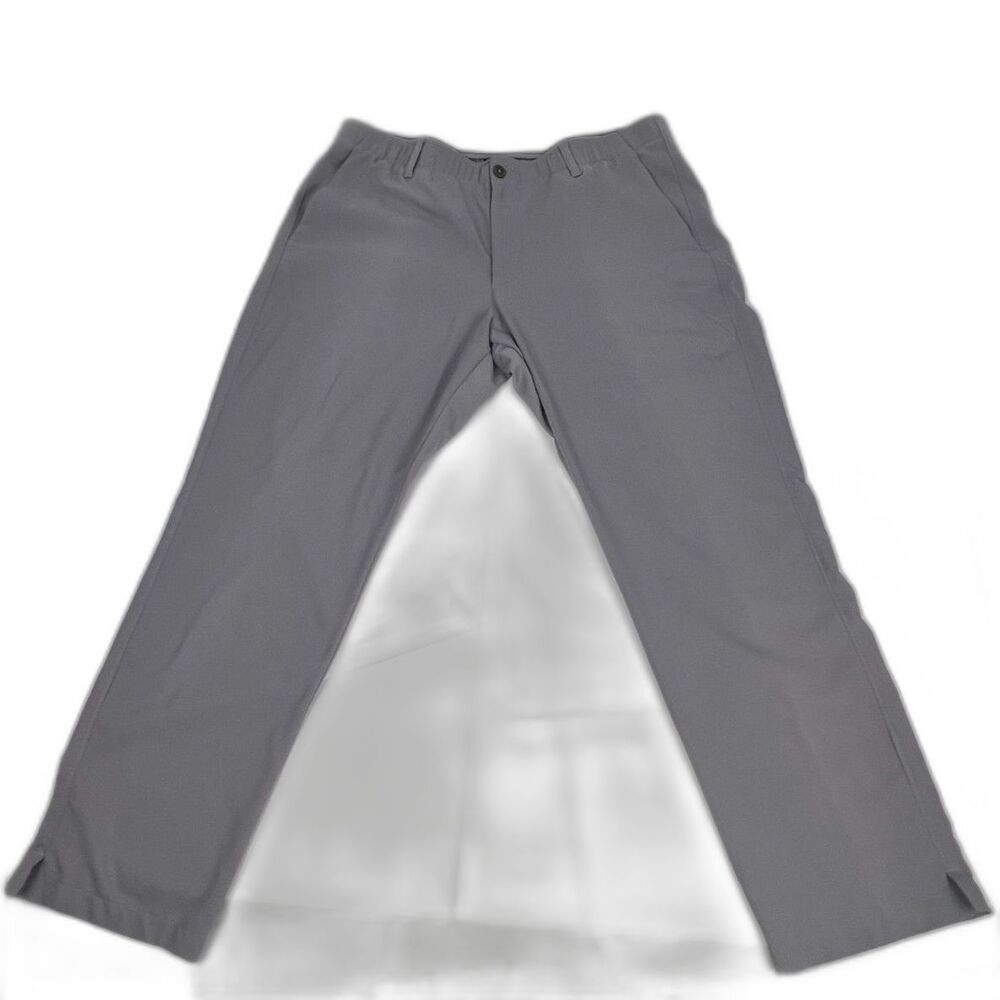 Under Armour Men's Showdown Golf Pants 38x30 Grey Shadow Stripe GUC